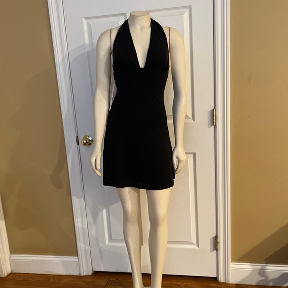 Princess Polly Tinisie Halter Mini Dress Black - Picture 9 of 13